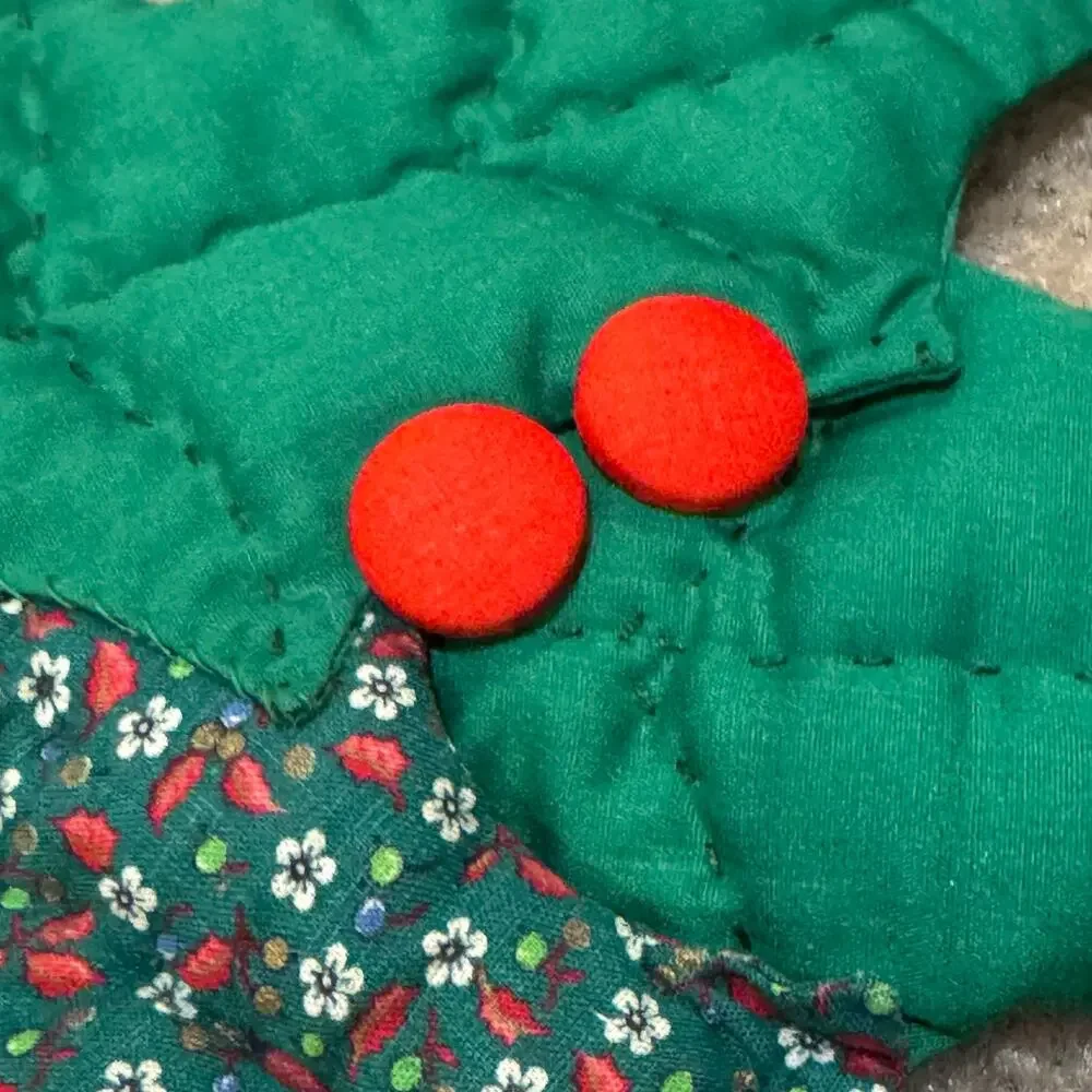Merry Christmas Stuffed Fabric Garland Holly Ivy Berries 21x37